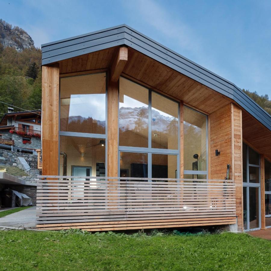 Hellochalet - Chalet Northern Lights - Family Ski Chalet With Garden Walking Distance Lift Valtournenche Eksteriør bilde